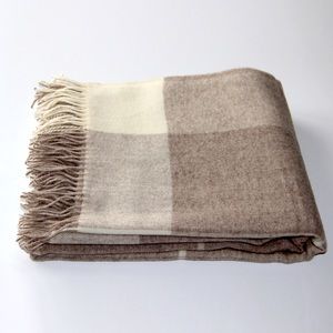 Pure Merino Wool Throw Blanket